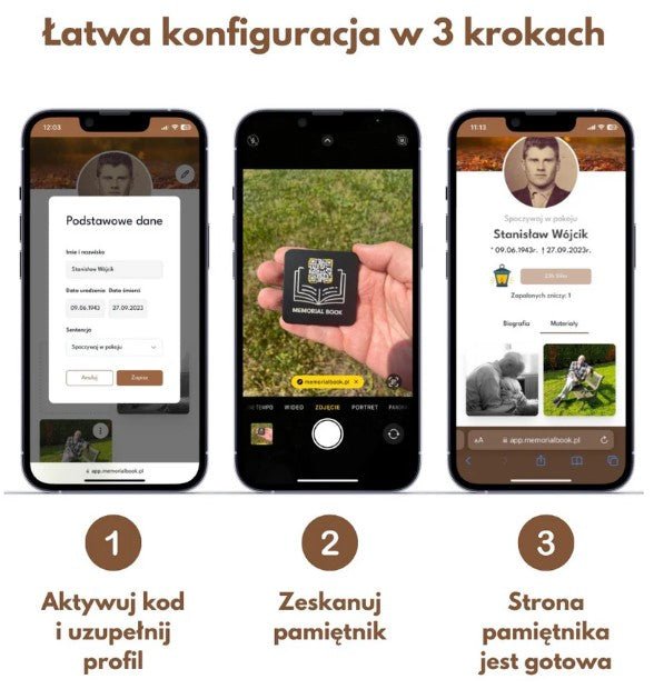 Dlaczego warto umieścić kod QR na pomniku lub nagrobku? - Memorial Book